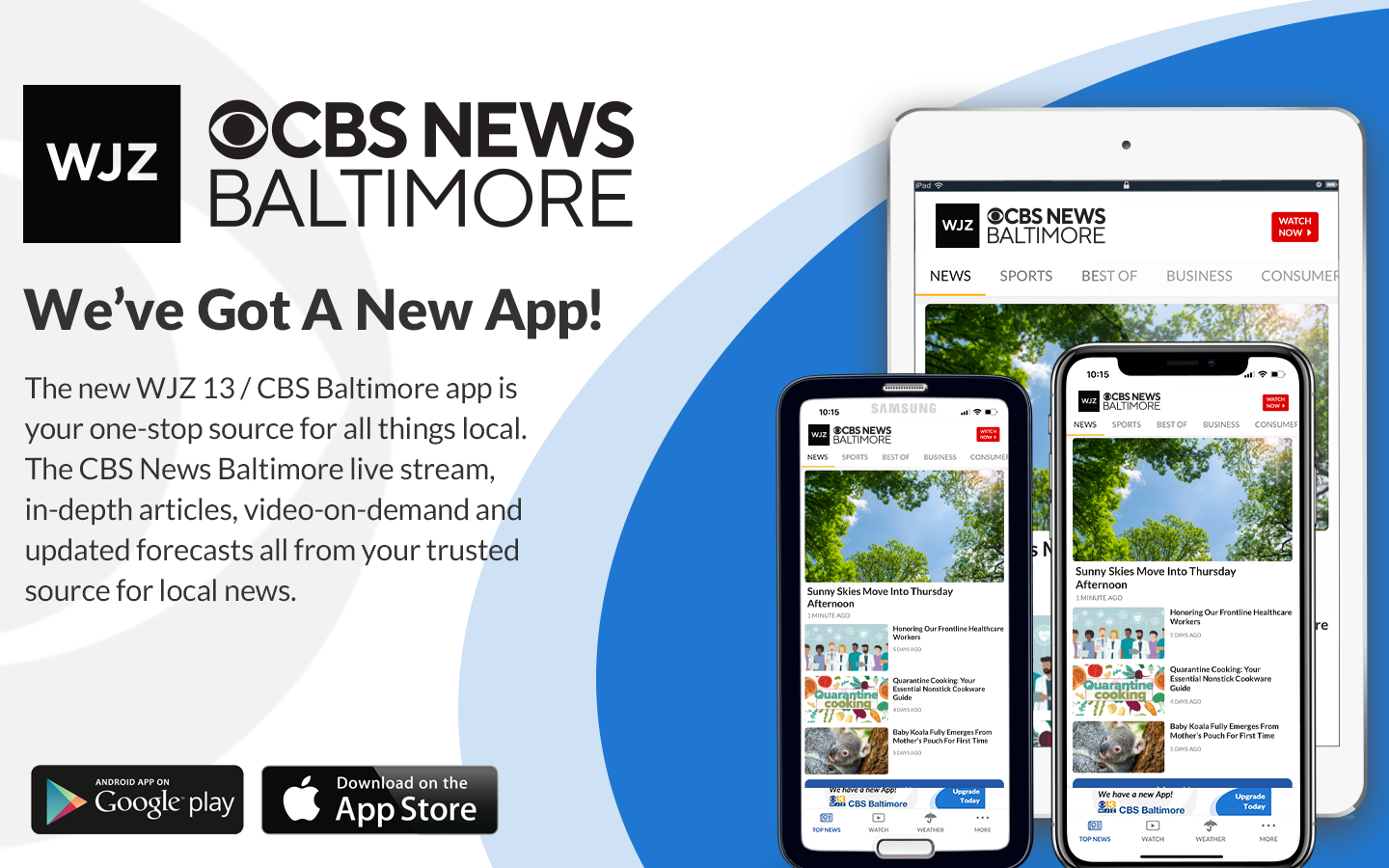 CBS Baltimore News Apps