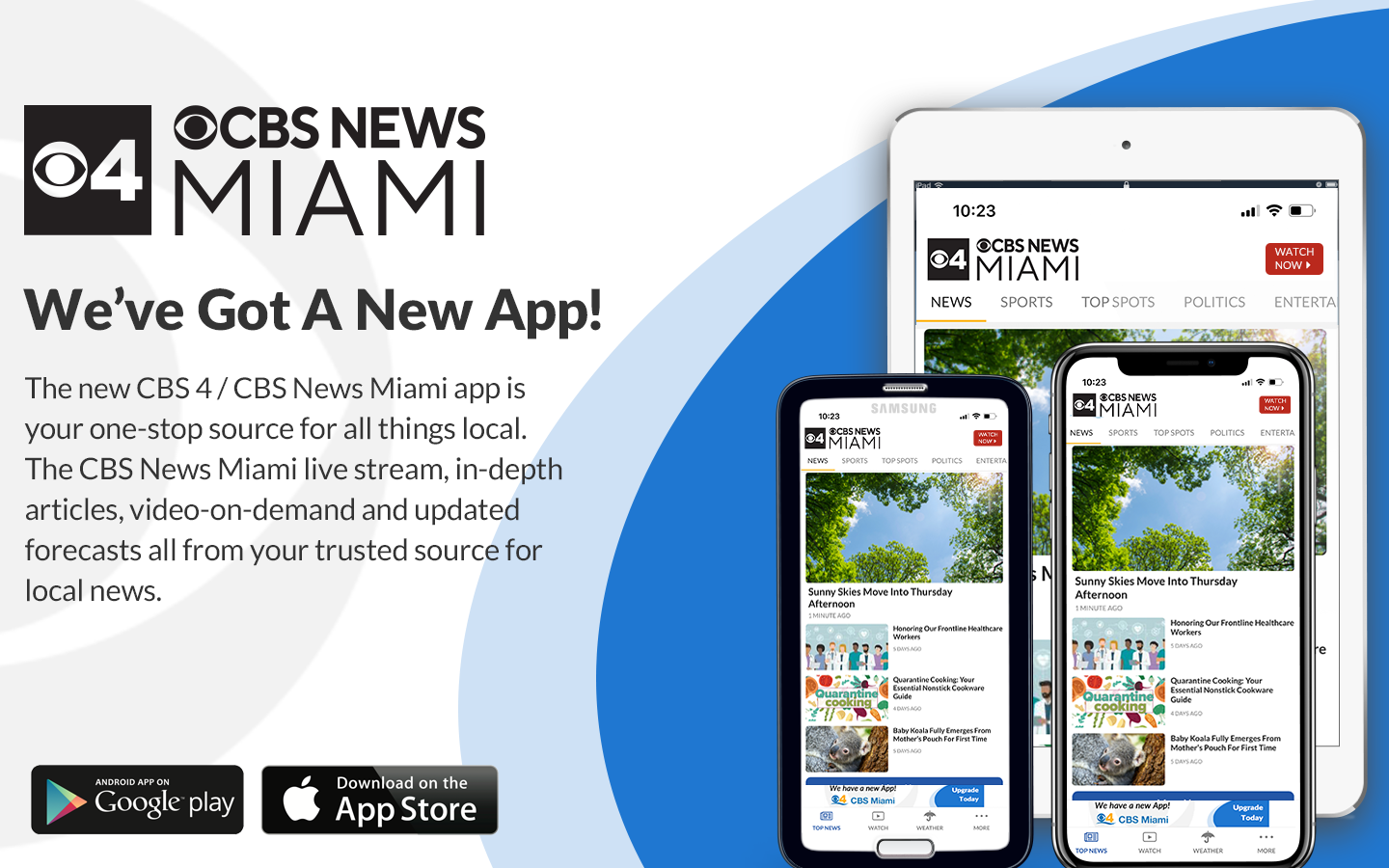 CBS Miami News Apps