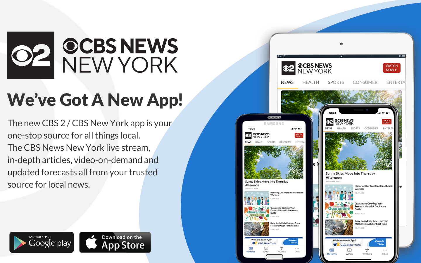 CBS New York News Apps
