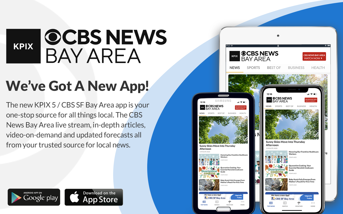 CBS SF Bay Area News Apps