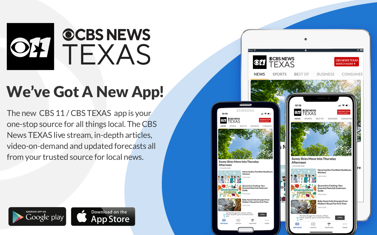 CBS Texas News Apps